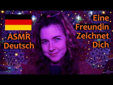 ASMR: Donnerstags Deutsch - Eine Freundin Zeichnet Dich [Roleplay] [Whispered] [Personal Attention]