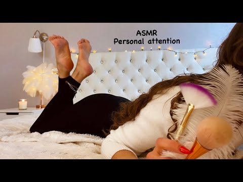 ASMR | Personal attention | Brushing | Whisper | The pose