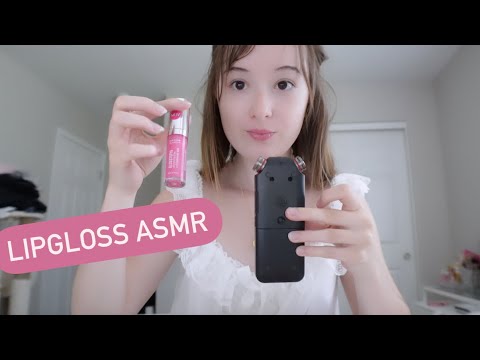 ASMR lipgloss application + Lots of mouth sounds✨👄💄