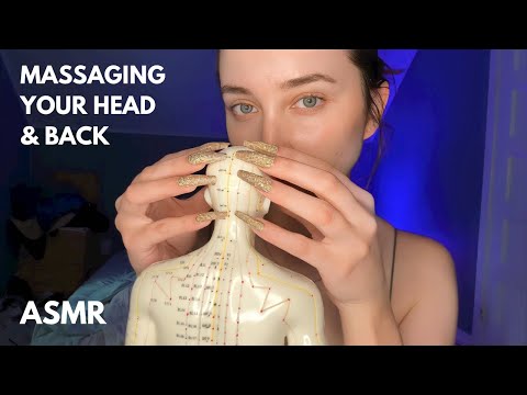 ASMR ✨Getting Rid of Your Headache & Sore Back ❤️ (personal attention, massage, whispered)