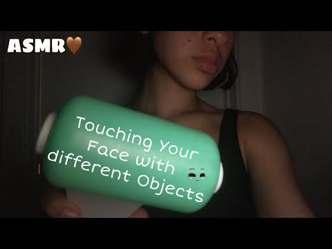 ASMR| Touching Your Face With Different Items (no talking)