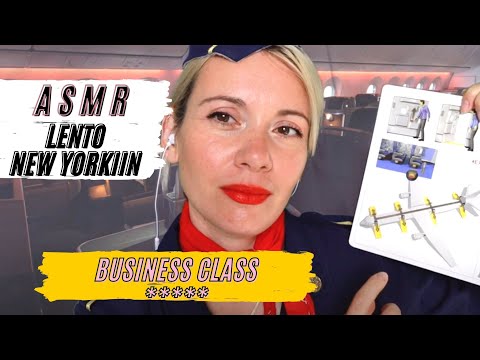 ASMR SUOMI - Tervetuloa lennolle New Yorkiin Roleplay | Business class | Personal attention