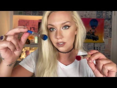 ASMR 🎨 STIPPLE FACE PAINT ROLEPLAY! The best stipple submarine video ever Stipple Stipple