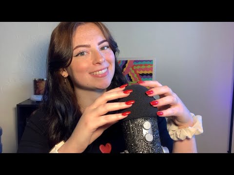 ASMR - Scratching On The Mic 🎤 (with and without filter)