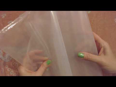ASMR ~ Thick Plastic Crinkle | Counting Backward (Soft Spoken)