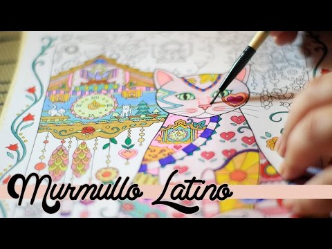 ASMR Español Coloreando Mandalas #4 | Susurros y Sonidos de Marcadores