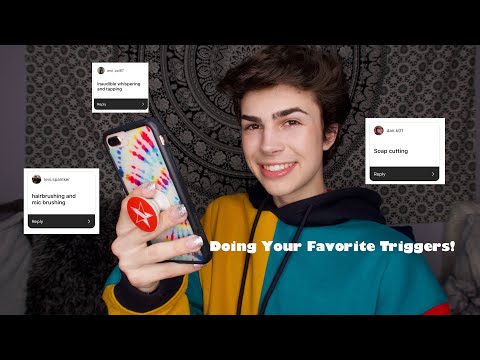 ASMR- Doing Your Favorite Triggers! ☽