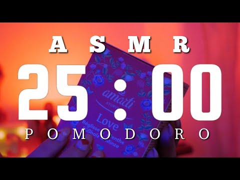 25 MINUTI POMODORO ASMR 🍅 rilassamento e produttività con la tecnica del pomodoro ASMR ITA