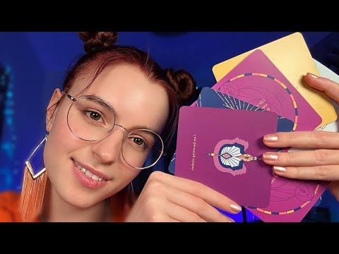 ASMR  Anxiety & Stress Relief, Cozy & Safe Affirmations Cards Whispering and Tapping. Part 2