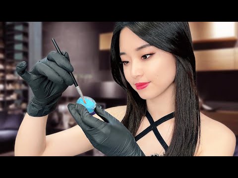 [ASMR] Drawing Features on Your Face