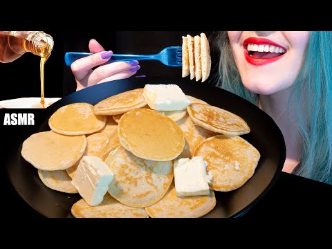 ASMR: TIKTOK PANCAKE CEREAL | Mini Pancakes, Maple Syrup, Milk 🥞 ~ Relaxing [No Talking|V] 😻