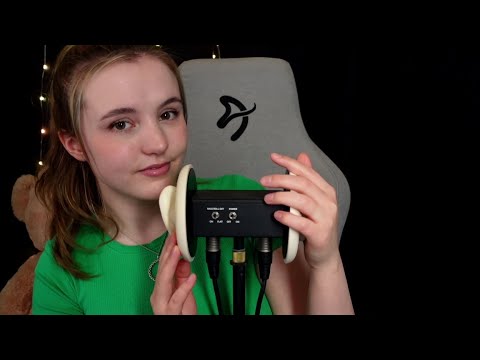 ASMR Ear massage with purring and breathing 💤 1 hour 💤
