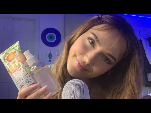my first time trying ASMR… (tapping, mouth sounds, inaudible whispering, lotion, mini-makeover)