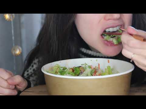 ASMR Eating Sounds | Delicious Pasta Salad (No Talking)