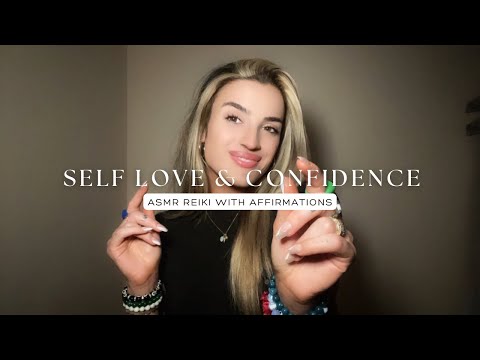 Reiki ASMR for Healing Self Love With Affirmations , Powerful Self Love Booster