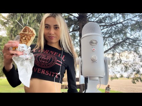 asmr eat taco bell with me