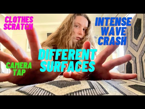 Actually Aggressive ASMR on Different Surfaces (Fabric Scratch, Wave Crash, Pose)
