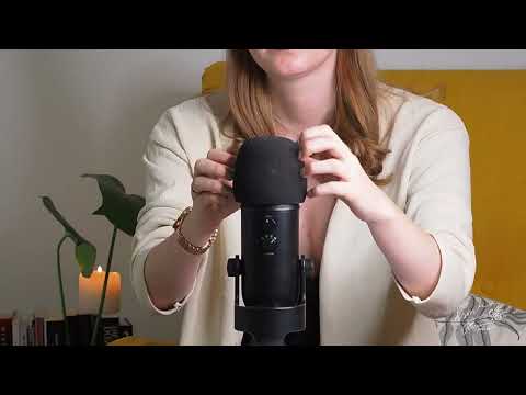 ASMR | Sleepy Microphone Scratching for deep sleep | no talking