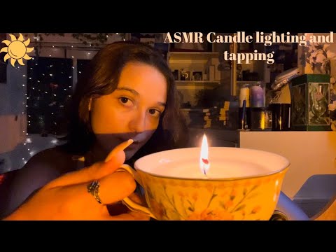 ASMR candle collection + lots of glass tapping 🕯
