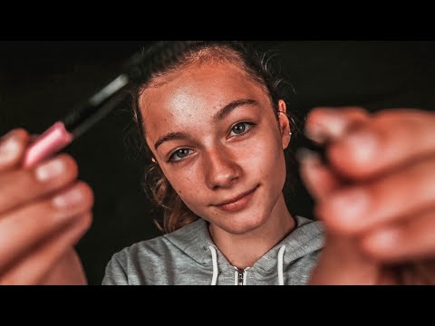 PLUCKING YOUR EYEBROWS ROLEPLAY (ASMR) (+ Subtitles!)