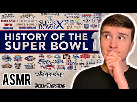 [ASMR] Whispering Every NFL Football Super Bowl EVER 🏈