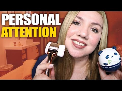 ASMR  Makeup and Medical Roleplay To Sleep / Personal Attention