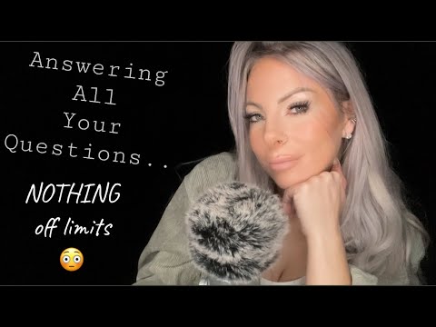 ASMR • Q&A • Answering All Your Most Asked Questions • Close Clicky Whispering