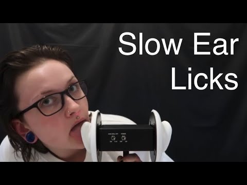 ASMR Patreon Teaser- Slow Ear Licks