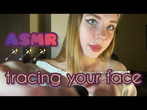 АСМР: трейсинг твоего личика 🧚🏼‍♀️/ ASMR: tracing your face 🧚🏼‍♀️