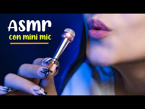 Asmr con MINI MIC para GRANDES COSQUILLAS. Puedo hacer asmr con 1$? | ASMR Español | Asmr with Sasha