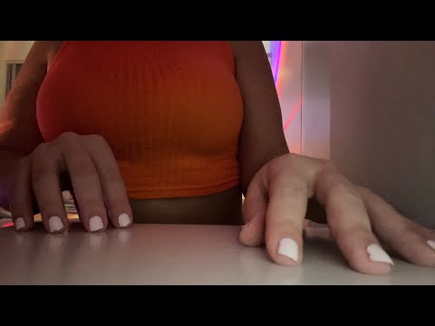 ASMR Table Tapping 🧡✨