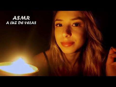 ASMR - ESTAMOS SEM ENERGIA ENTÃO EU TE FAÇO COMPANHIA NUMA NOITE CHUVOSA ⛈️