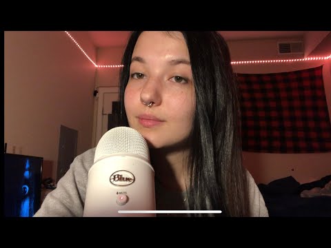 ASMR MOUTH SOUNDS/KISSING THE MIC/FACE TOUCHING