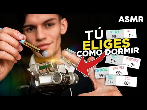 ASMR USTEDES ELIGEN LOS SONIDOS PARA DORMIR - asmr español - mol asmr