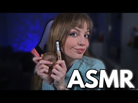 ASMR Doing my makeup with the Maybelline calendar products