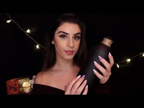 ASMR | Dark & Relaxing Tapping (Close Whispers, Rain Sounds, Long Nails)