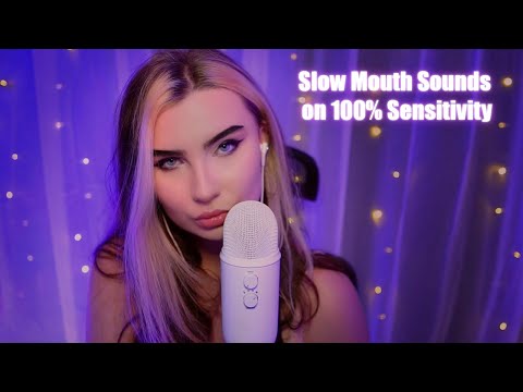 ASMR Slow Yeti Mouth Sounds on 100% Sensitivity - Delicate Mouth Sounds for Tingle Heaven