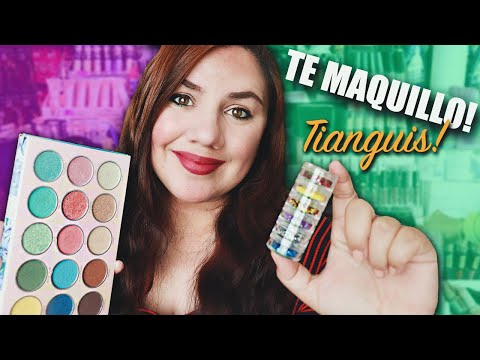 ASMR 💄 TE MAQUILLO Con Maquillaje BARATO de TIANGUIS!💄 MAKEUP ROLEPLAY En Español