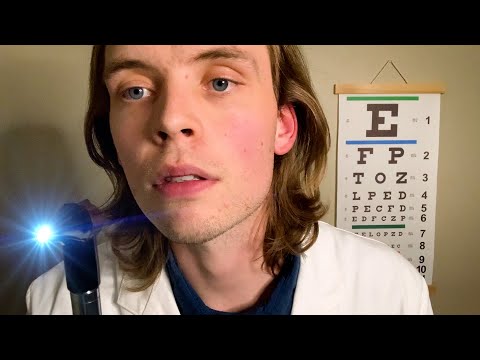 ASMR Ear Cleaning Exam & Hearing Test 📋 (up close, ear to ear, doctor roleplay)