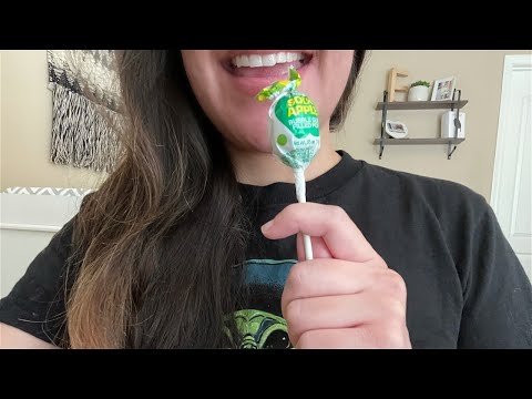 ASMR Lollipop Sounds/ Gum chewing sounds