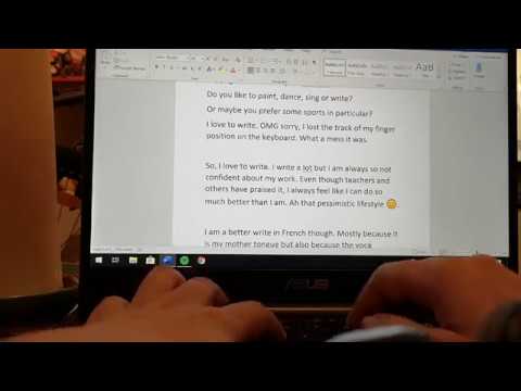 ASMR Typing random things / ideas on my laptop and other triggers - NO TALKING