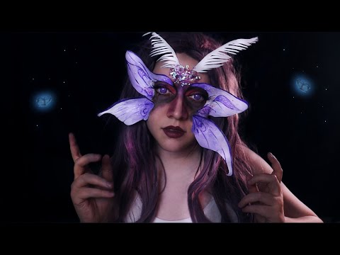 ASMR Moth Girl Measures You (Face Mapping, Cleansing, Layered Visuals, etc)