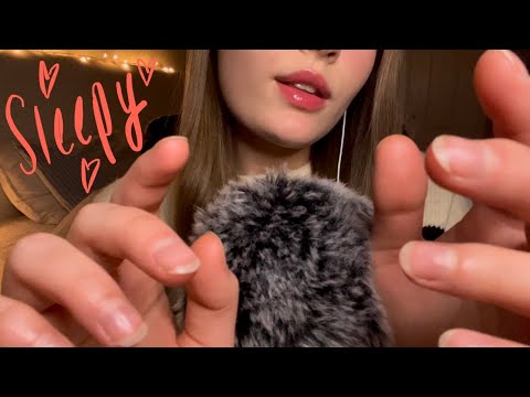 20+ Minutes of Sleep Inducing & Relaxing ASMR🌙| Fluffy Mic Scratching, Personal Attention, Visuals