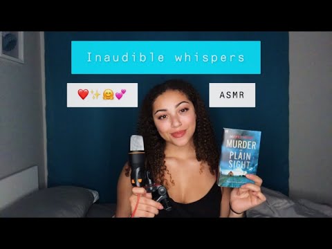 ASMR - Inaudible/Unintelligible Whispering (With Gum Chewing) 🥰😴