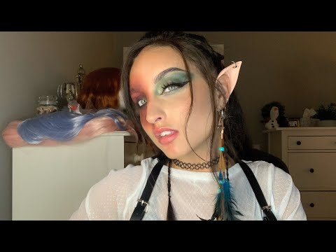 ASMR | Fast & Aggressive Negative Energy Plucking & Accessing ✨ | Elf Roleplay