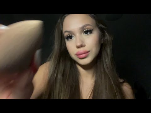 fast ASMR 1 minute makeup💖 with layered mouth sound