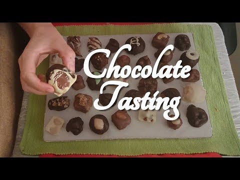 ASMR Eating Homemade Chocolates