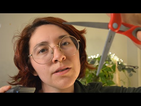 ASMR Relieving Your Negative Energy Flare Up (plucking, cutting, pulling, buzzing)
