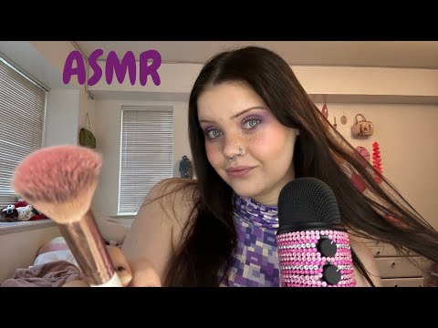 ASMR GRWM | Makeup + Mouth Sounds 💖💄