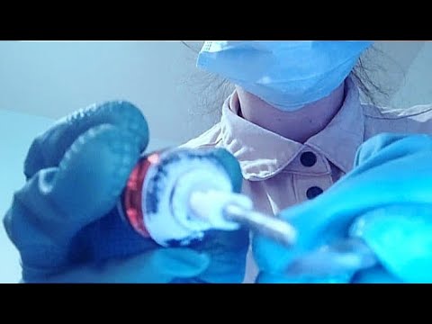 ASMR dentist roleplay rubber gloves